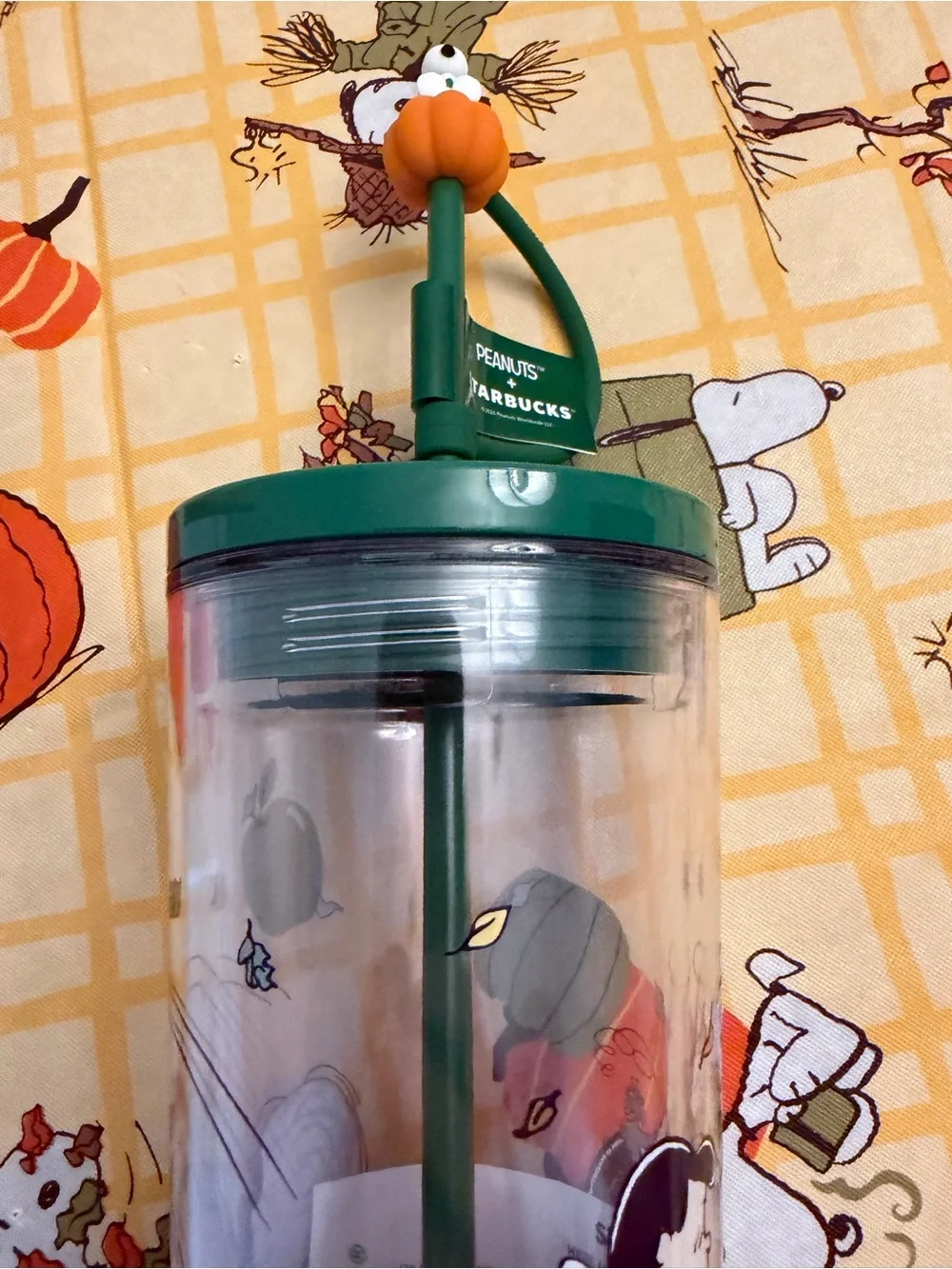 NWT Starbucks Snoopy Plastic Cold Cup